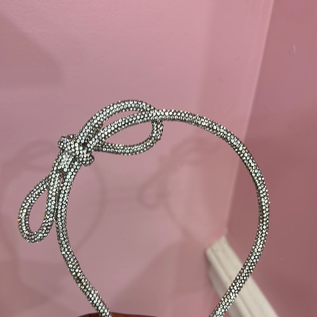 Rhinestone Bow Headband
