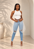 The Essential Crop Top | White