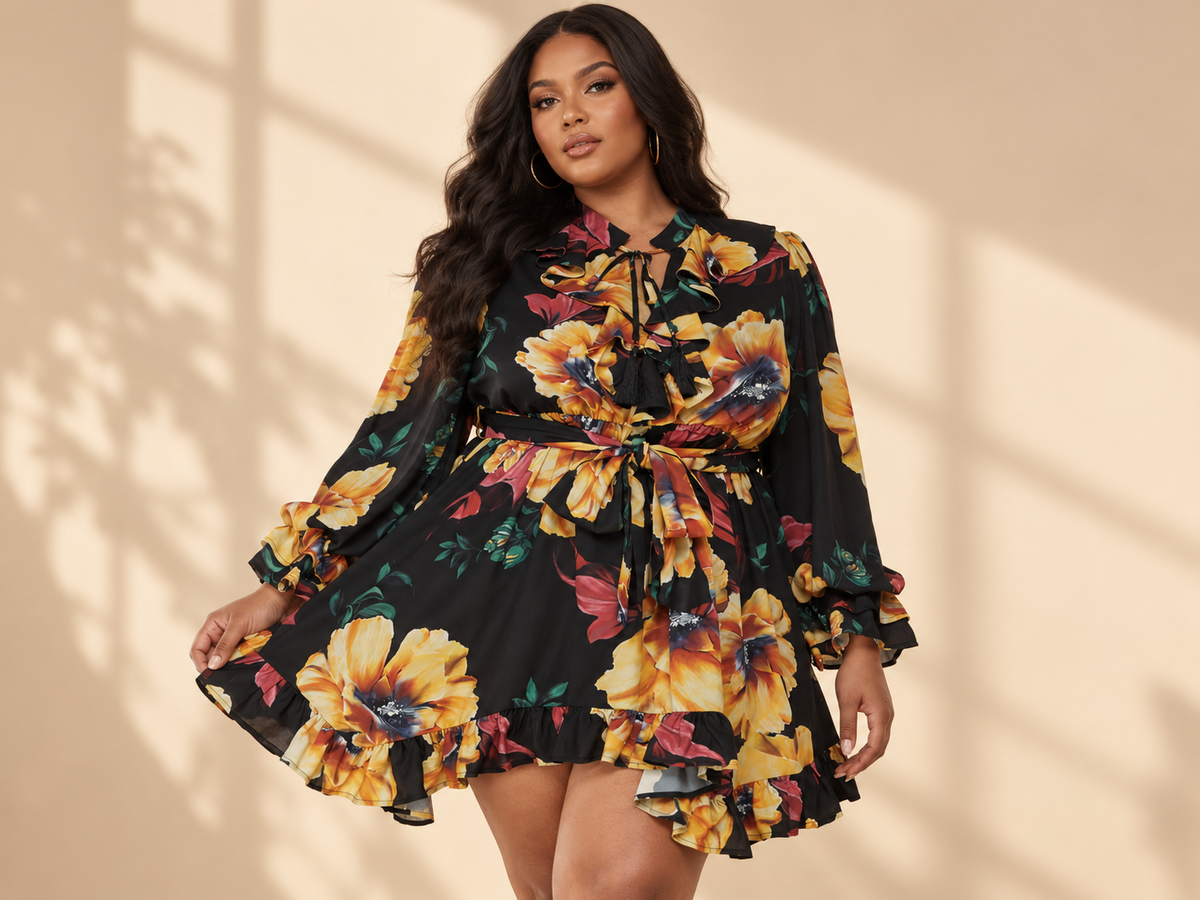 The Autumn Flower Dress