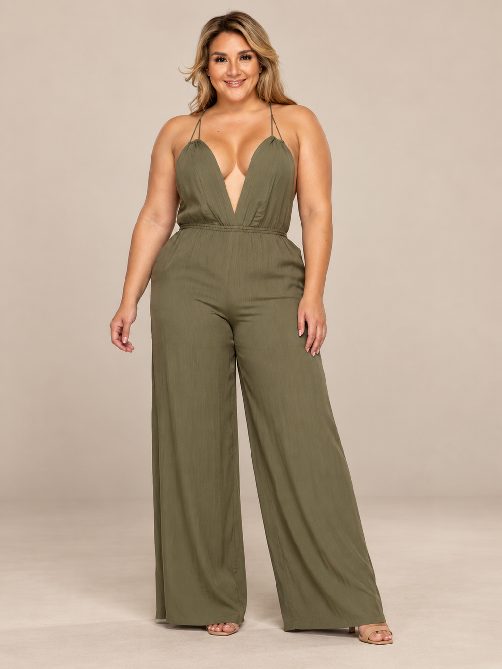 The Riley Jumpsuit | Olive