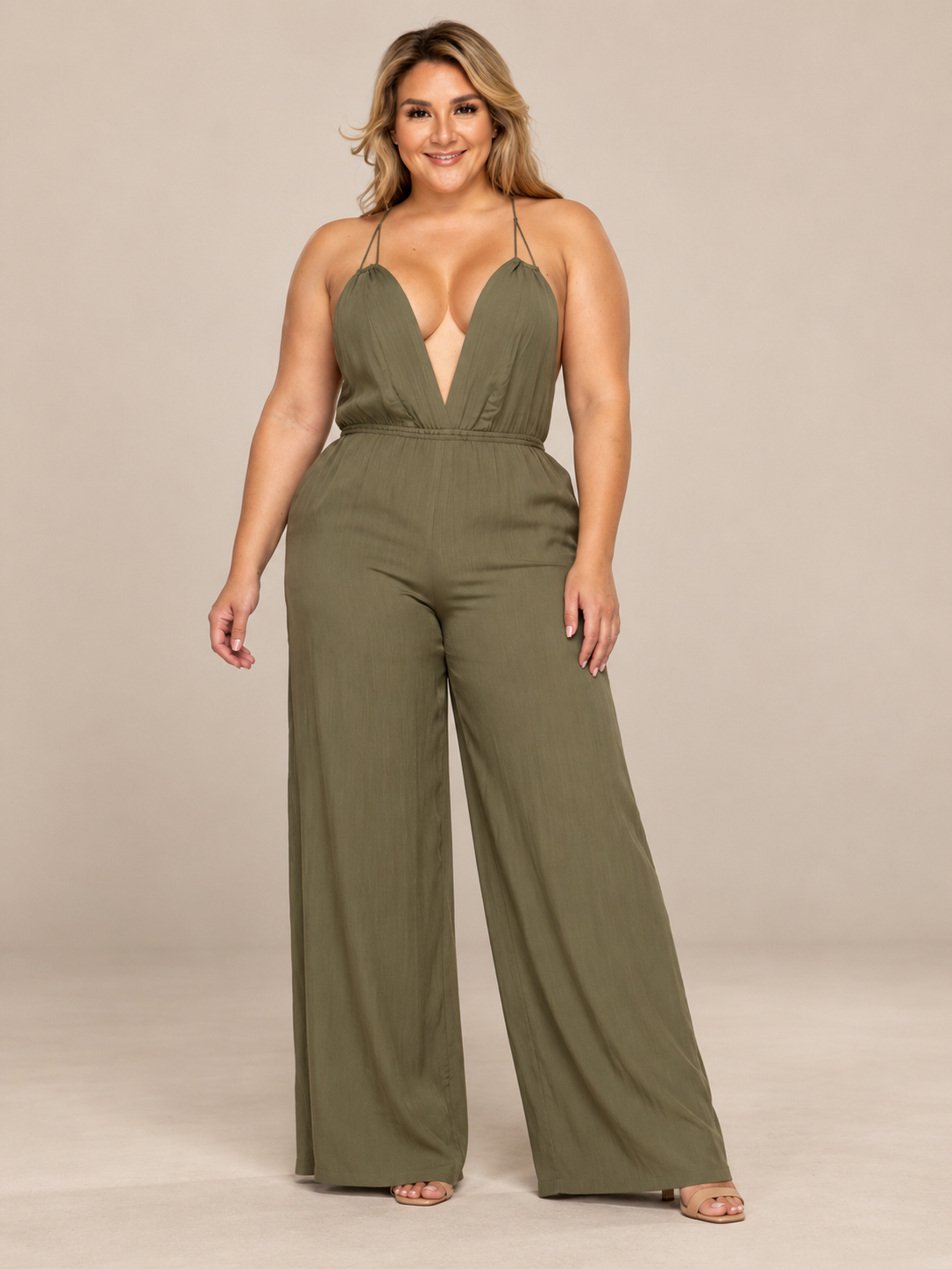 The Riley Jumpsuit | Olive