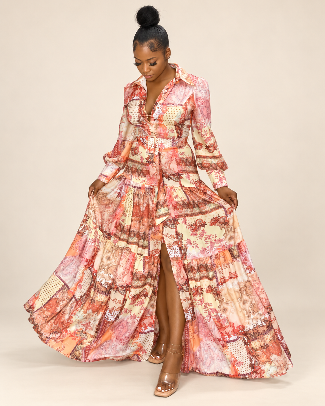 The Victorian Maxi | Pink