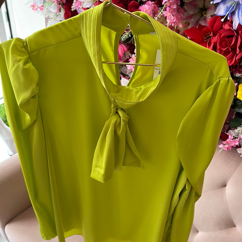The Wilshire Blouse | Lime