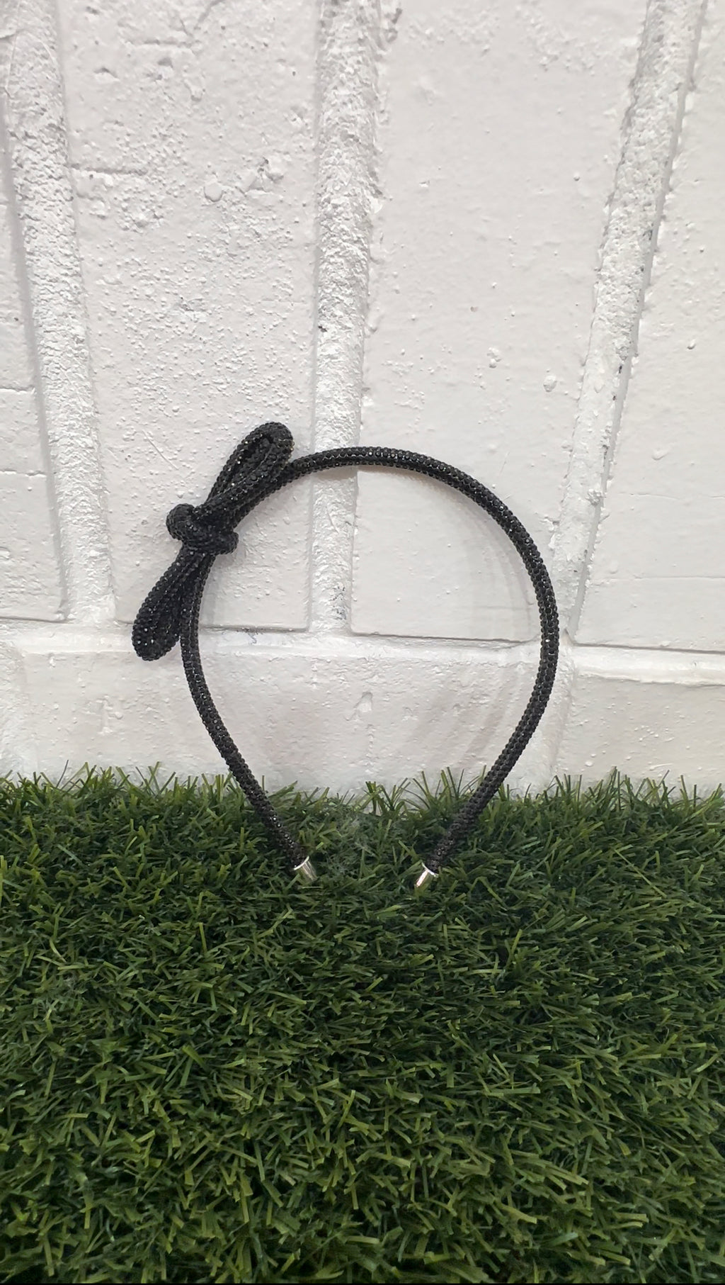 Rhinestone Bow Headband