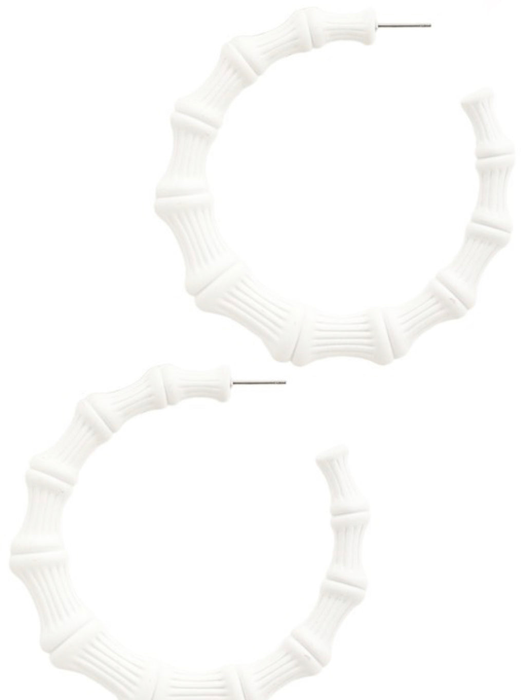 Matte Bamboo Earrings