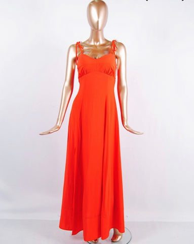 The Selma Dress | Orange
