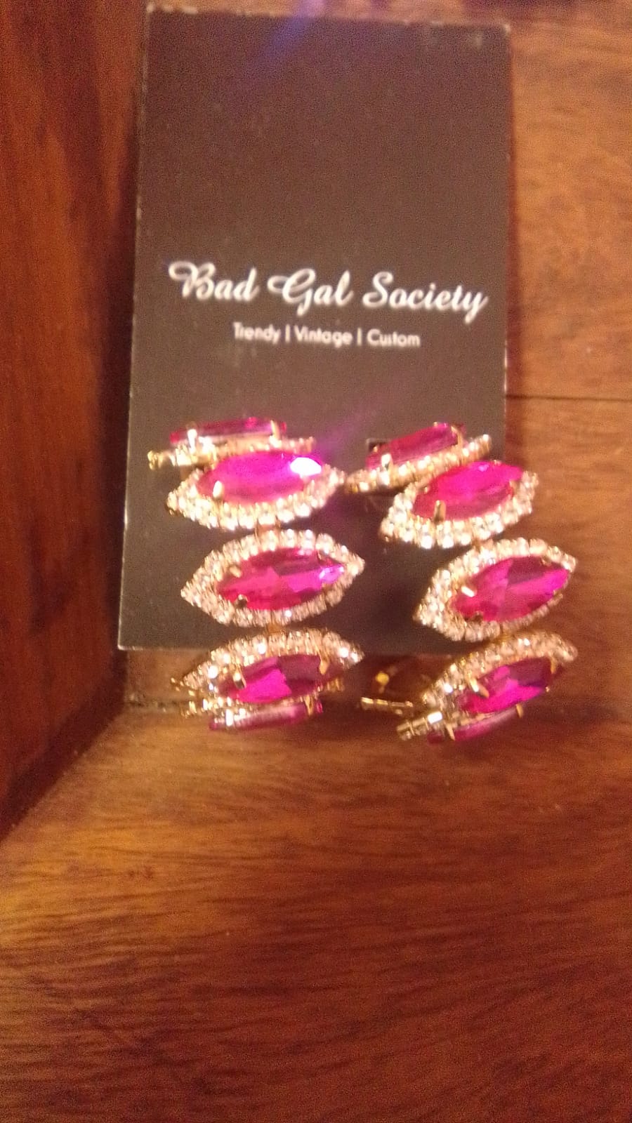 The Pink Diamonds Earring