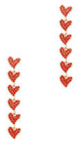 Falling Hearts Earrings