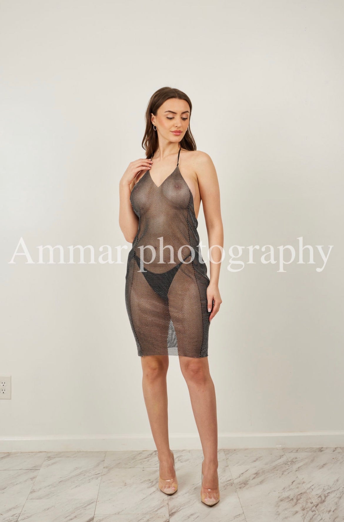 The Perfect Diamond Dress | Black