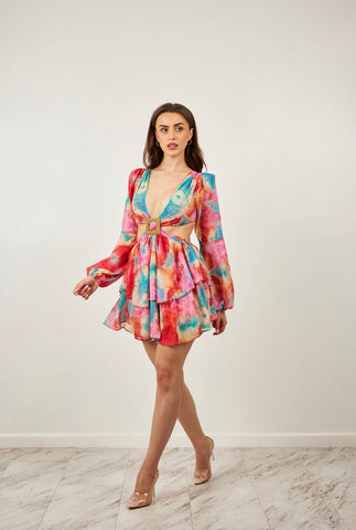 Vacationista Floral Dress