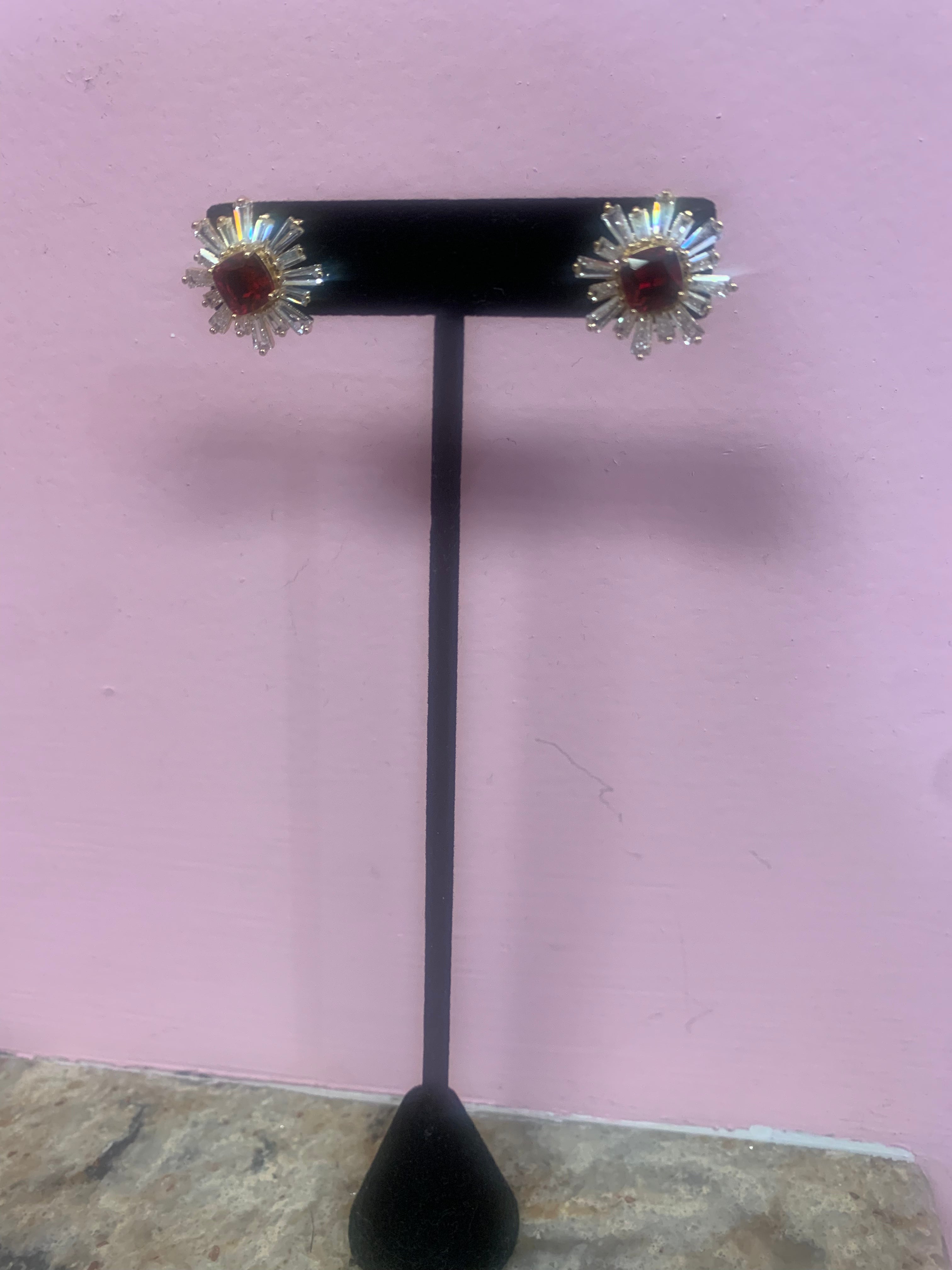 The Ruby Stone earring