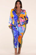 The Frida Print Blazer Set