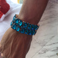 Lady G Oval Stone Bracelet