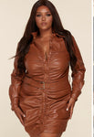 The Lewis Leather Dress