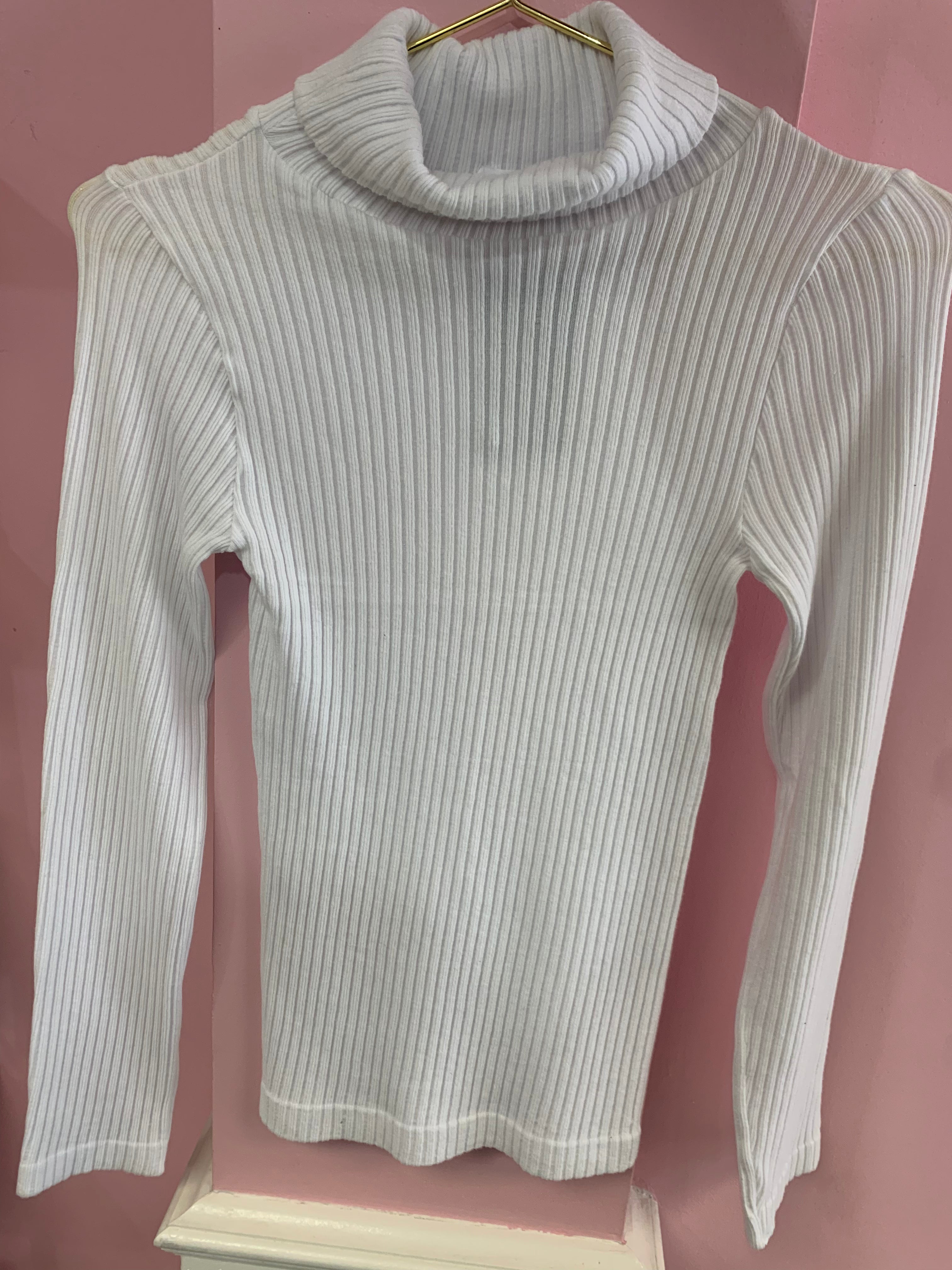 White Turtleneck